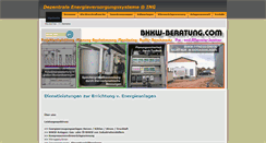 Desktop Screenshot of dezentrale-energieversorgung.com