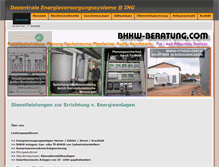Tablet Screenshot of dezentrale-energieversorgung.com